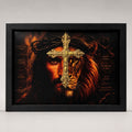 Quadro o rei e a cruz