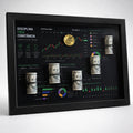 Quadro Crypto milionário